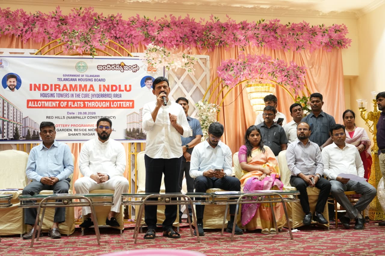 Selection of beneficiaries for Indiramma Towers in transparent manner, says Telangana minister