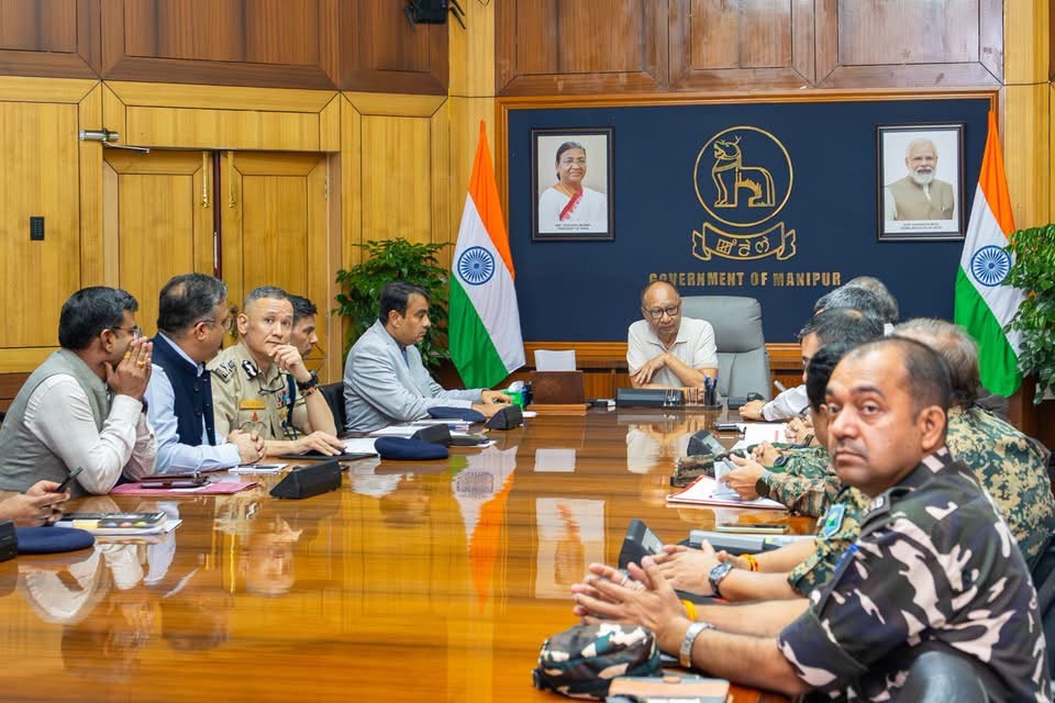 Manipur CM chairs security meet, directs steps to maintain law and order