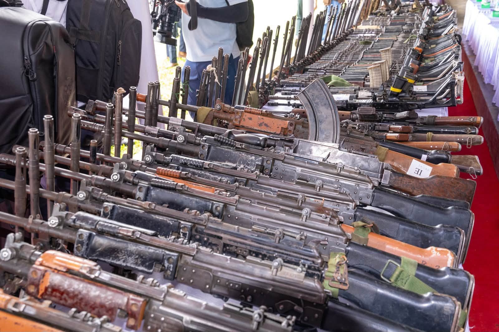 Over 1,200 firearms recovered in Manipur in five months amid intensified security operations