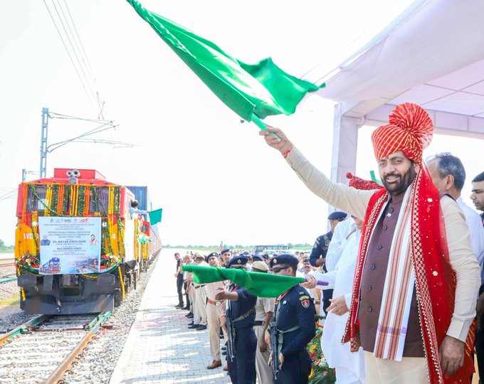 Freight train will usher economic momentum, says Haryana CM